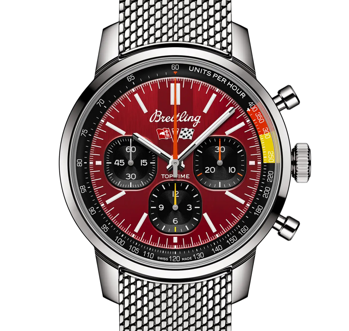 BRT Top Time B01 Chevrolet Corvette Watch with Red Dial
