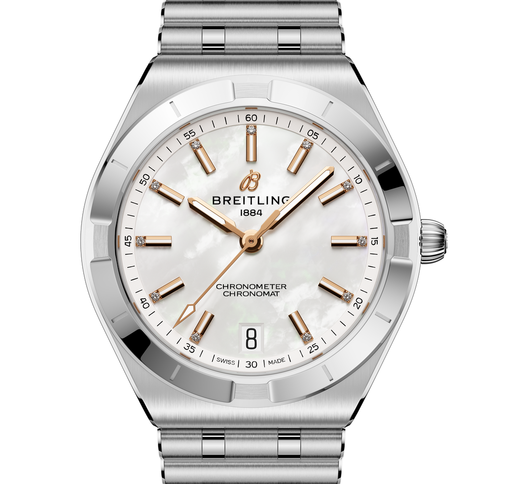 BRT Chronomat Automatic 36 Watch with Mother of Pearl Dial