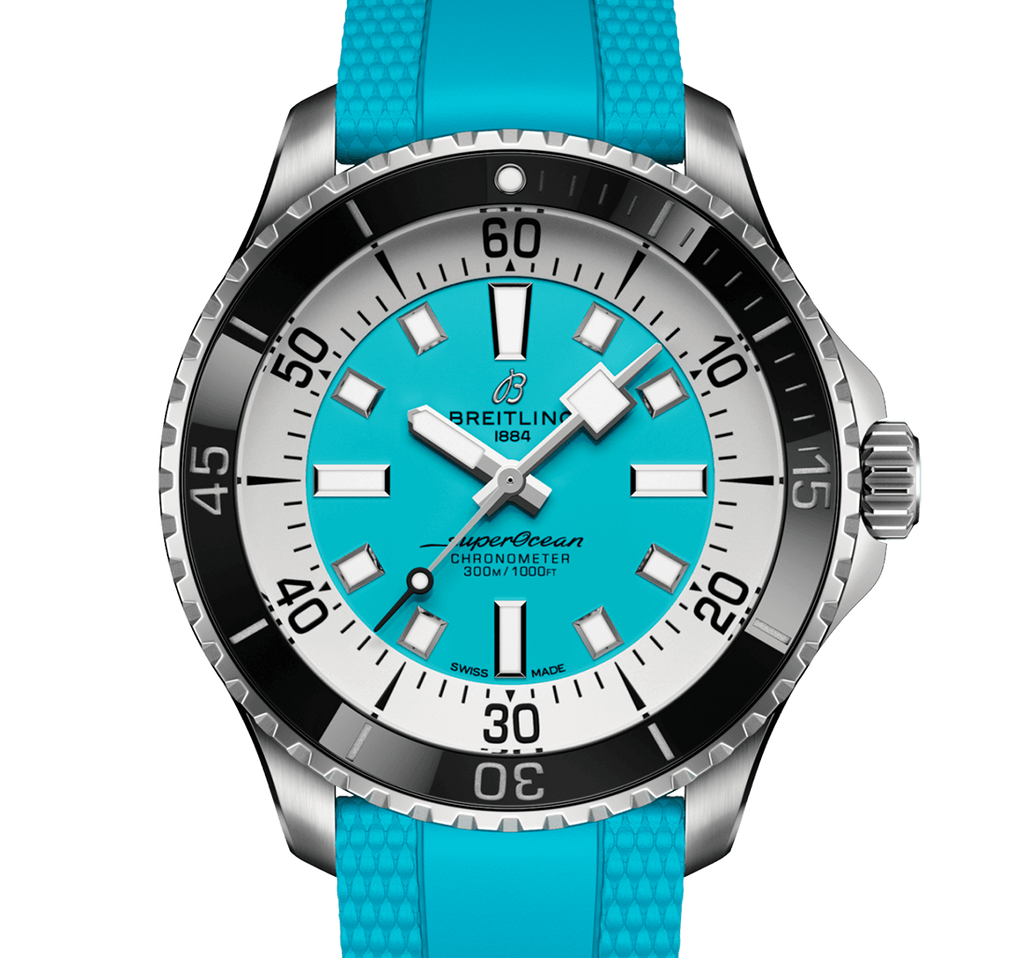BRT Superocean Automatic 44 Watch with Turquoise Dial