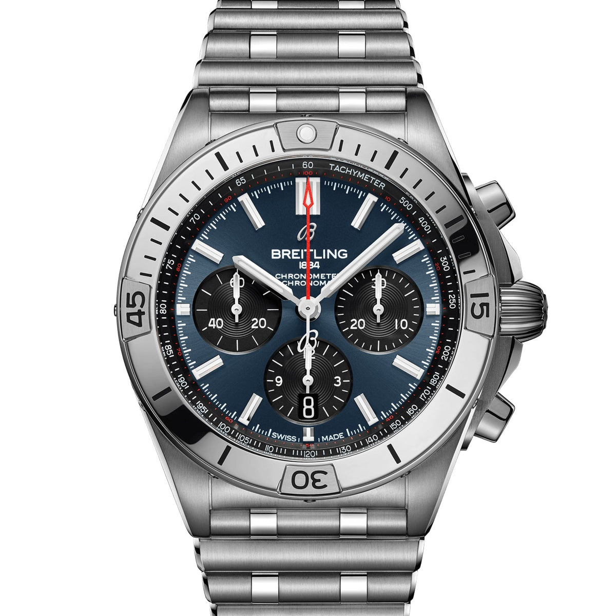 BRT Chronomat B01 42 Steel with Blue Dial