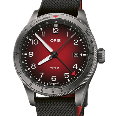 ORS ProPilot GMT Watch with Textile Strap, 41.50mm