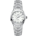 TGHR Link Ladies' White Mother-of-Pearl Diamond Dial Watch