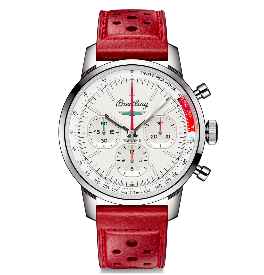 BRT Top Time B01 Ford Thunderbird 41mm Watch with White Dial