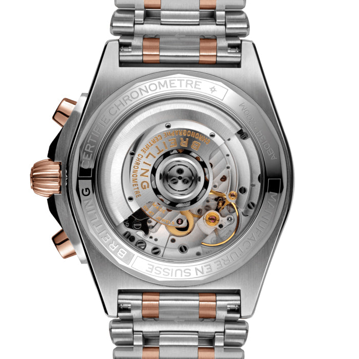 BRT Chronomat B01 Chronograph 42 Steel & 18K Red Gold with Anthracite Dial