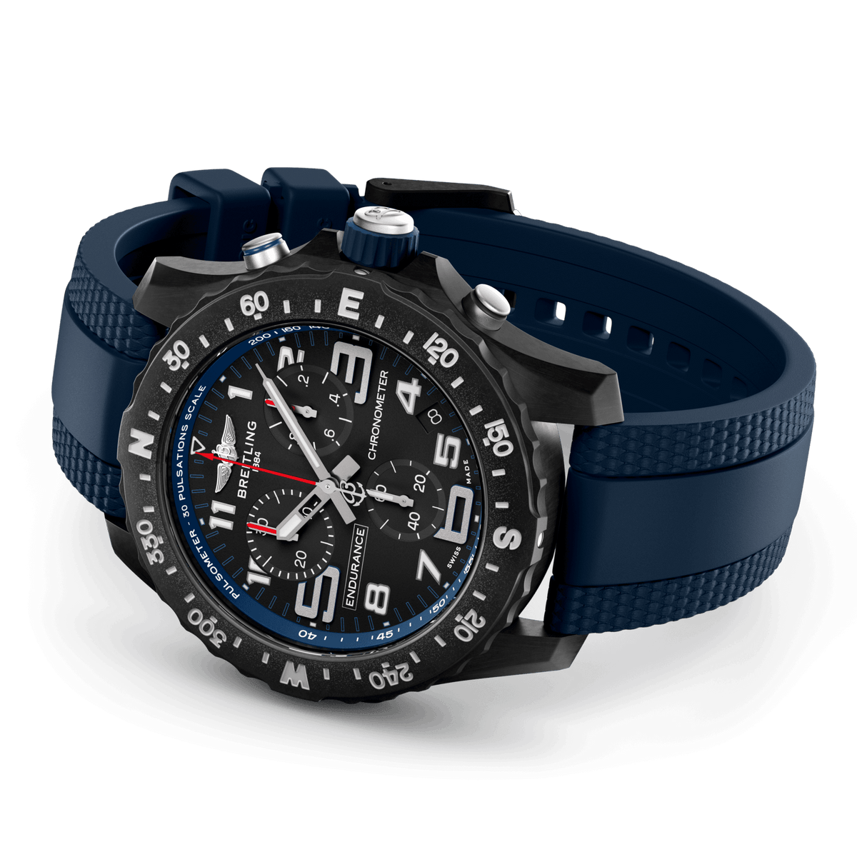 BRT Endurance Pro 44 Watch with Navy Blue Strap