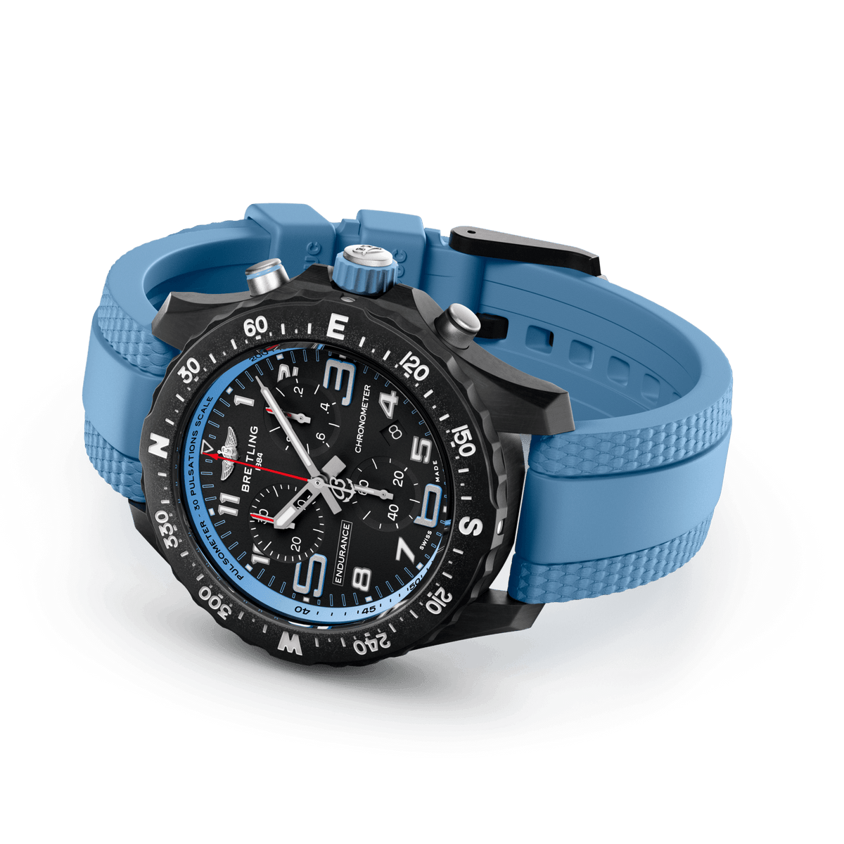 BRT Endurance Pro 38 Watch with Baby Blue Strap