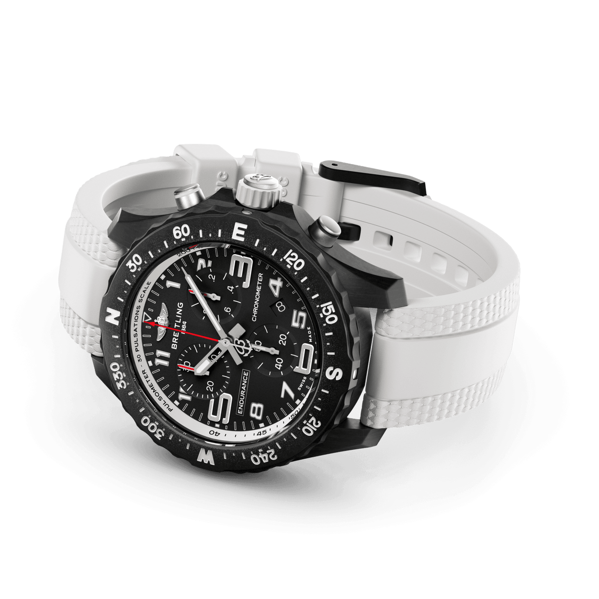 BRT Endurance Pro 38 Watch with White Strap