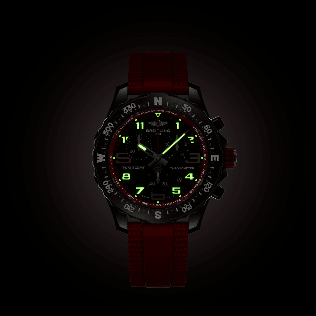 BRT Endurance Pro 38 Watch with Red Strap