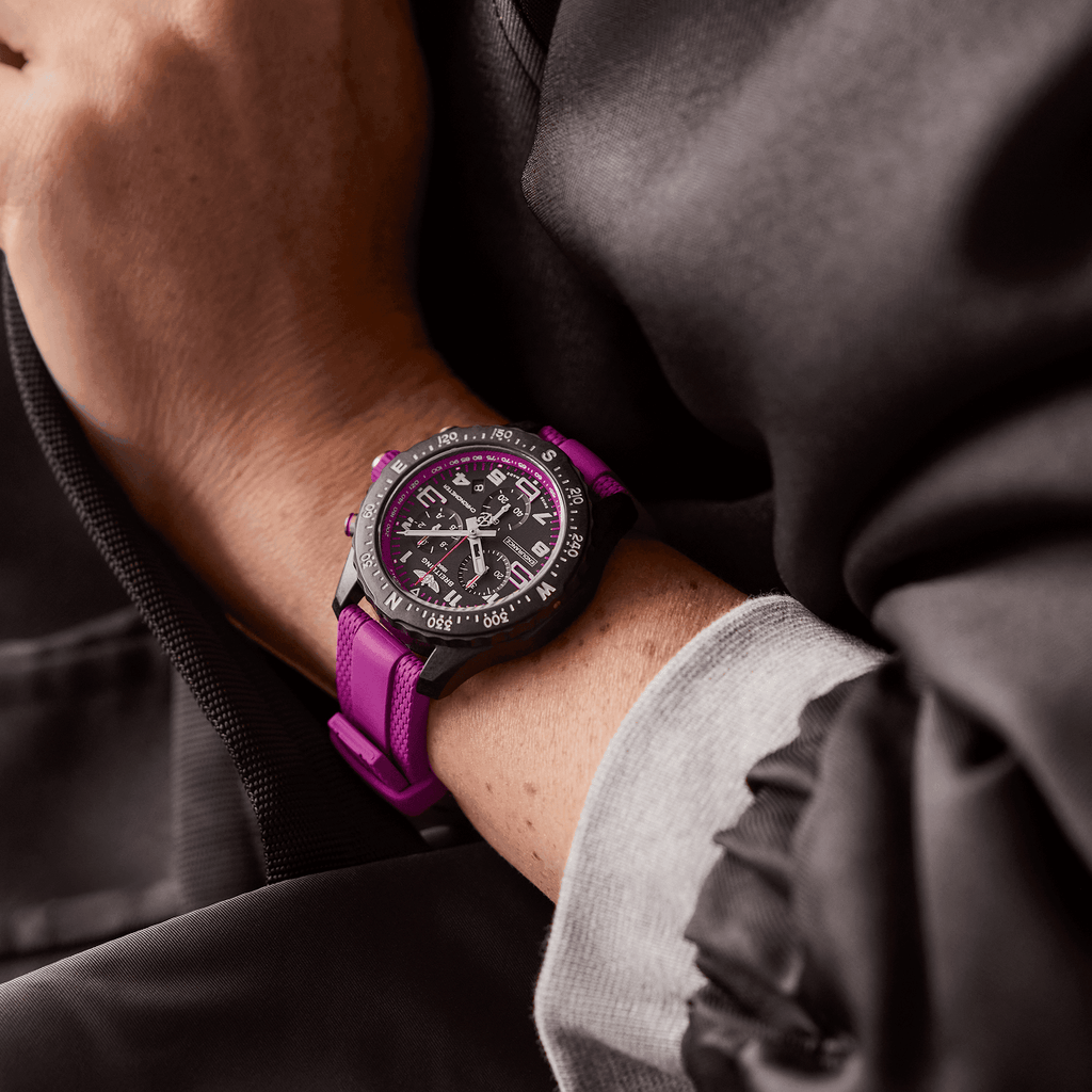 BRT Endurance Pro 38 Watch with Purple Strap
