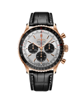 BRT Navitimer B01 46mm Watch with Silver Dial